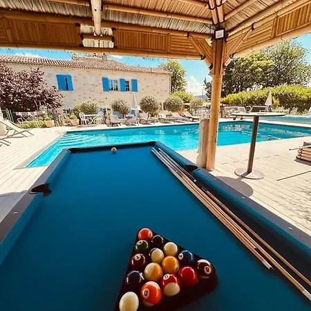 Grand Domaine Piscine Sauna Les Bains Bastide Du Bonheur St Donat *